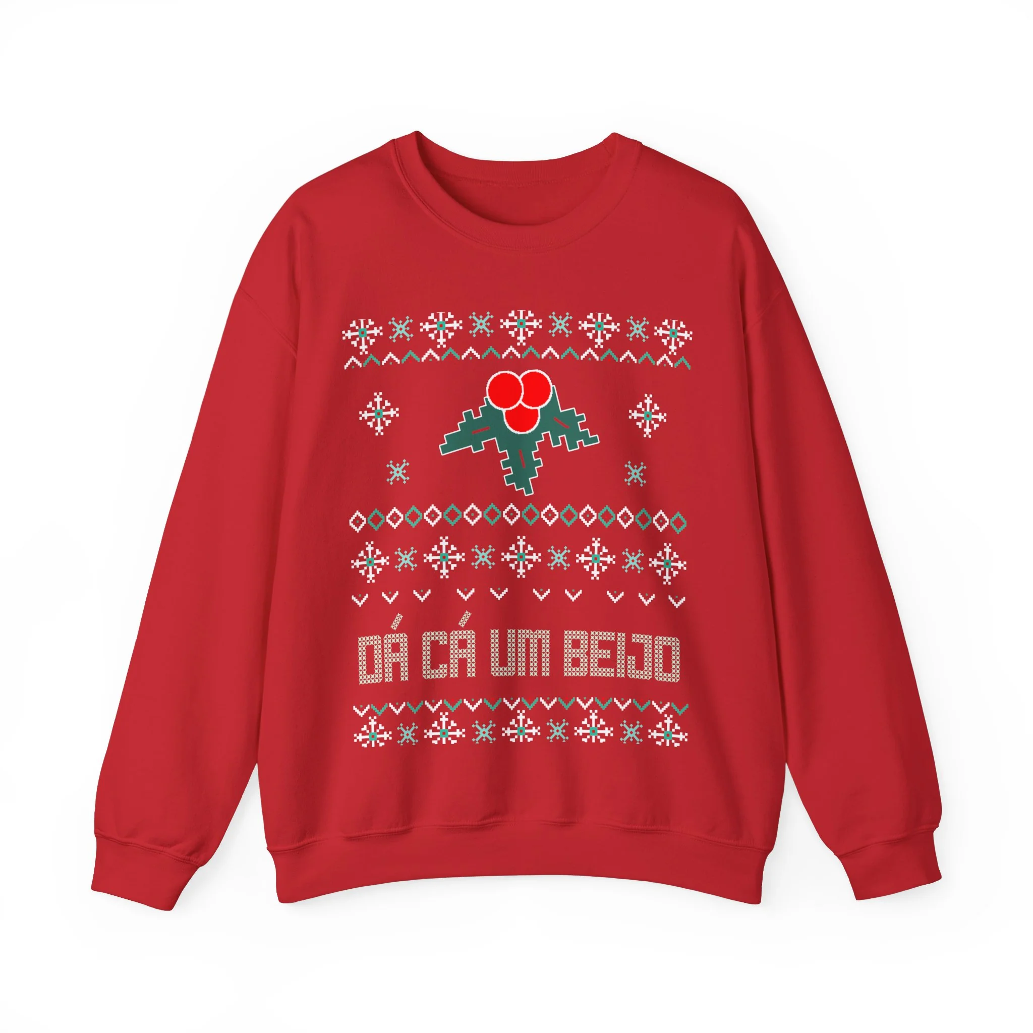 Christmas Sweatshirt - Mistletoe | "Dá Cá Um Beijo" 🇨🇦 - Image 3