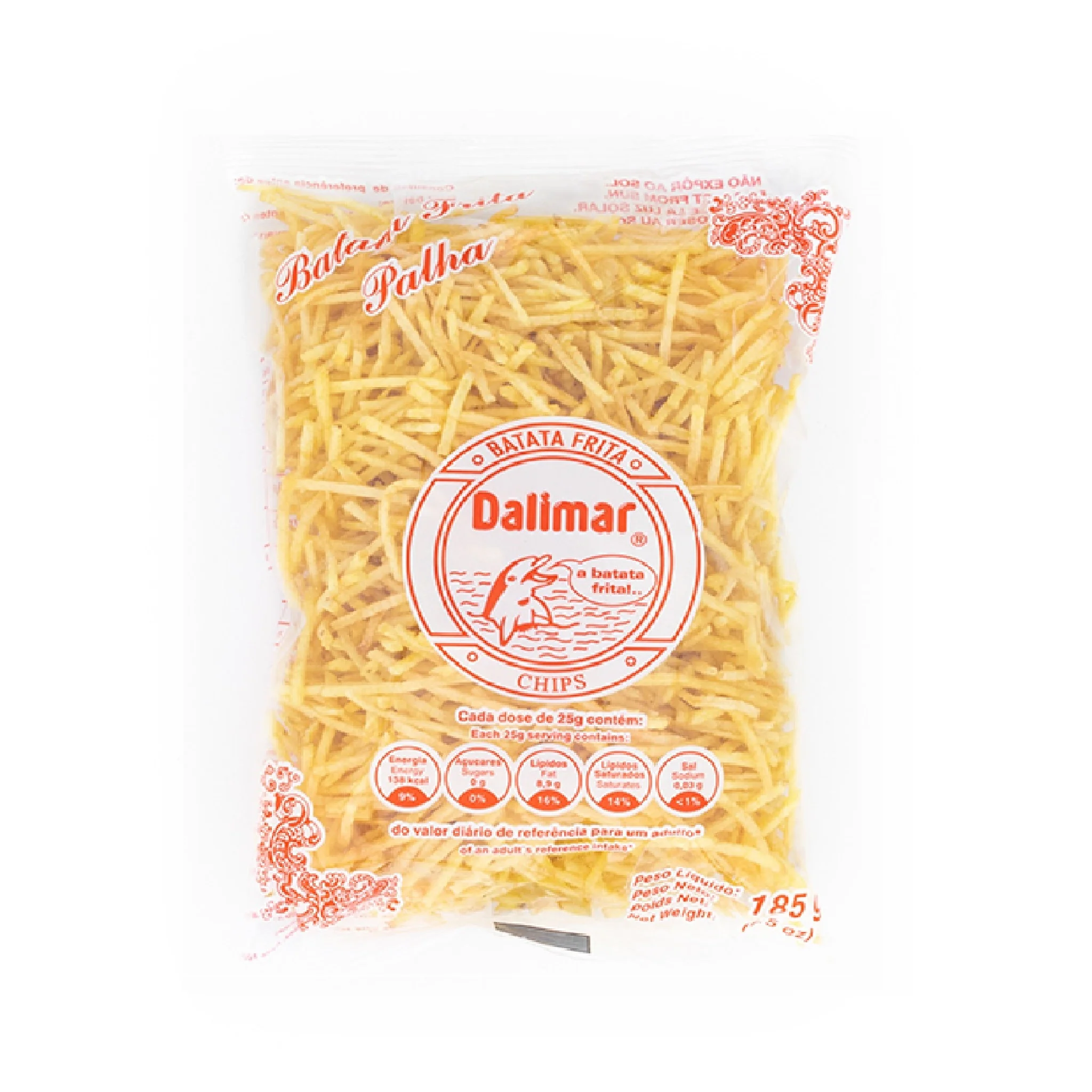Dalimar - Batata Palha (Shoestring Potato Chips) 17 Oz