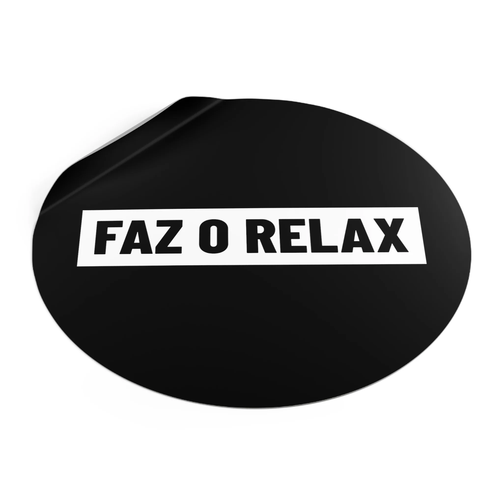 Faz O Relax Vinyl Sticker - Image 10