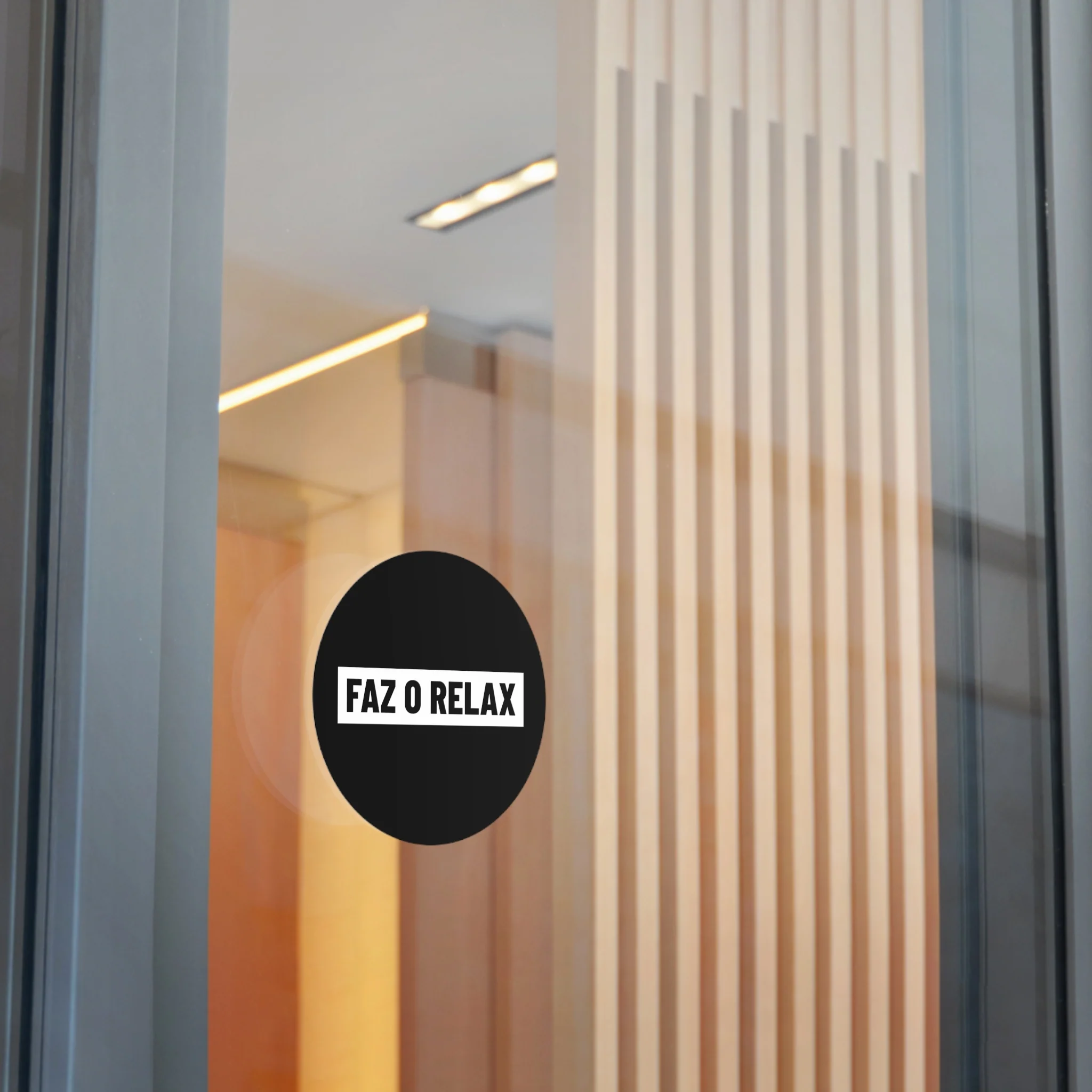 Faz O Relax Vinyl Sticker - Image 5