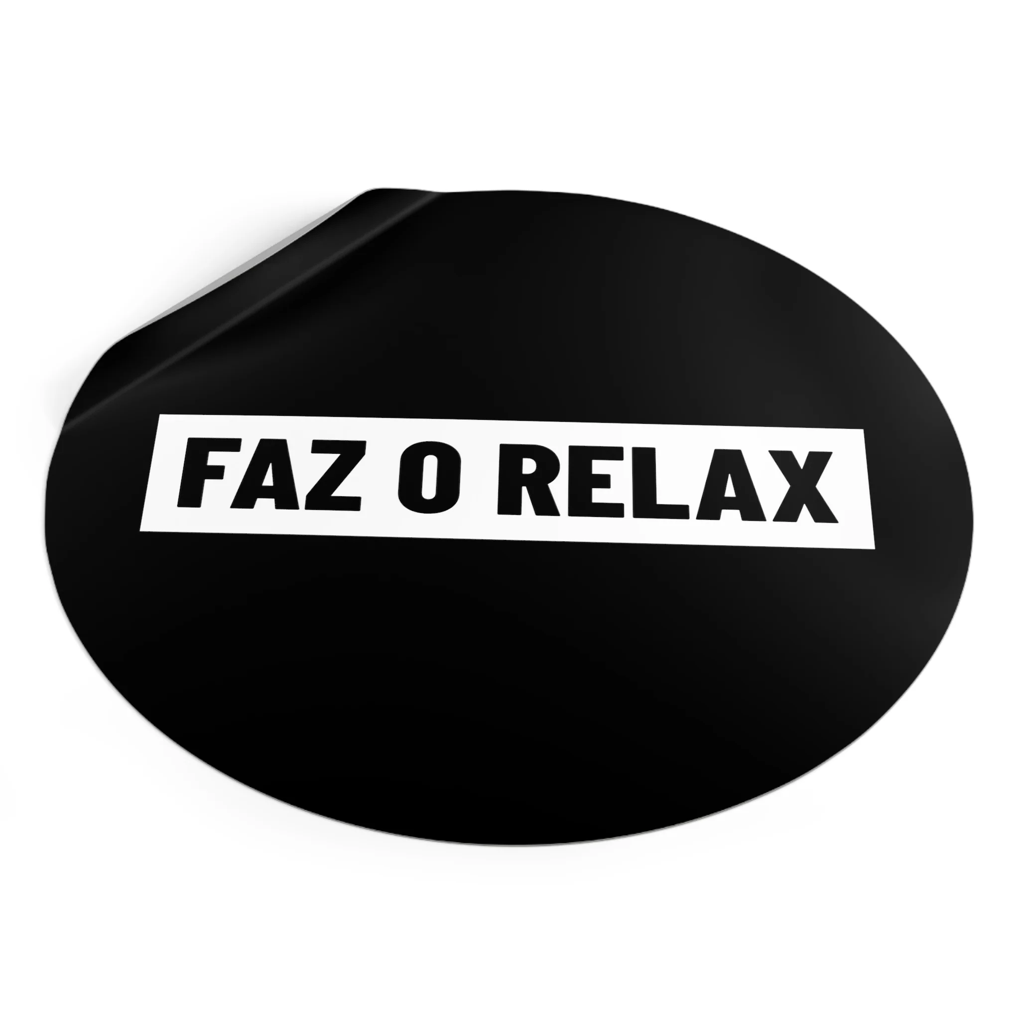 Faz O Relax Vinyl Sticker - Image 7