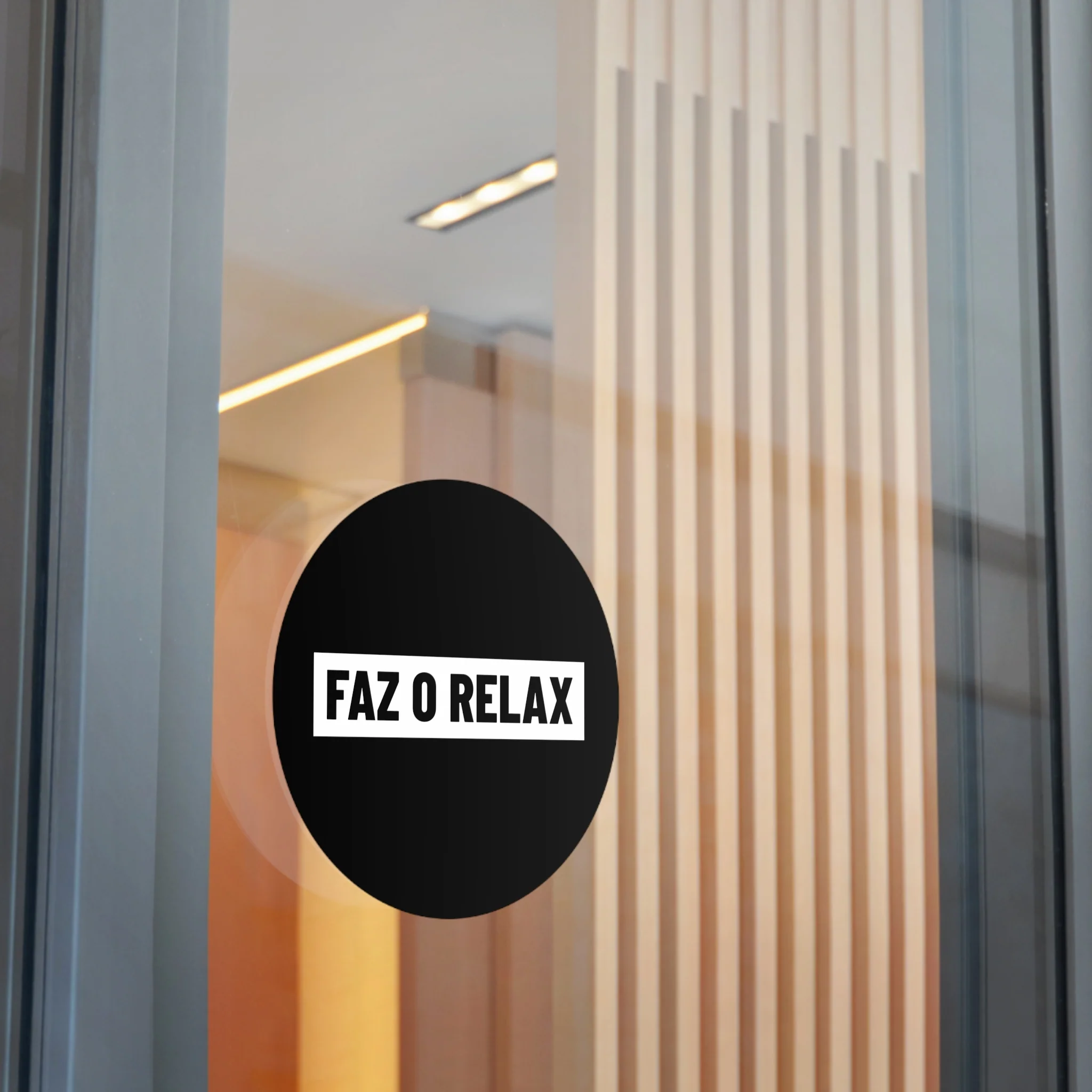 Faz O Relax Vinyl Sticker - Image 8