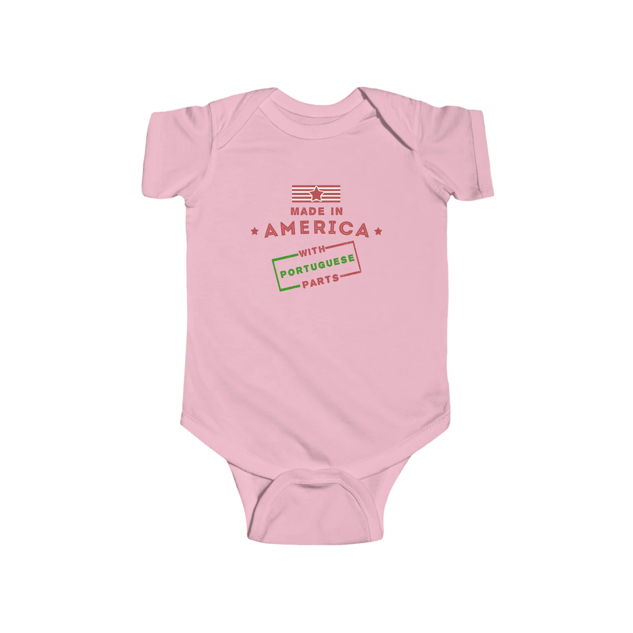 Made in America With Portuguese Parts Onesie - Image 4