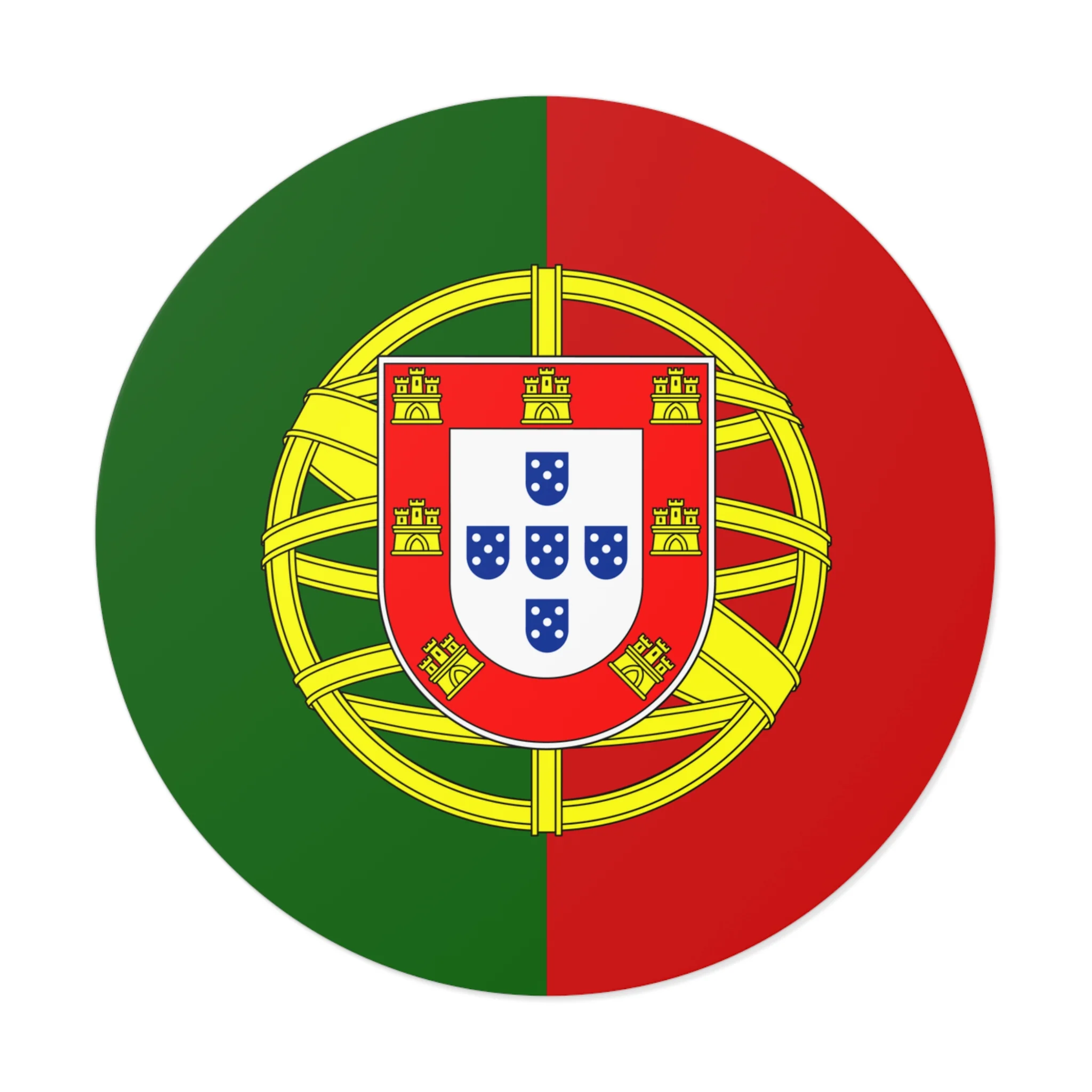Portugal Flag Vinyl Sticker
