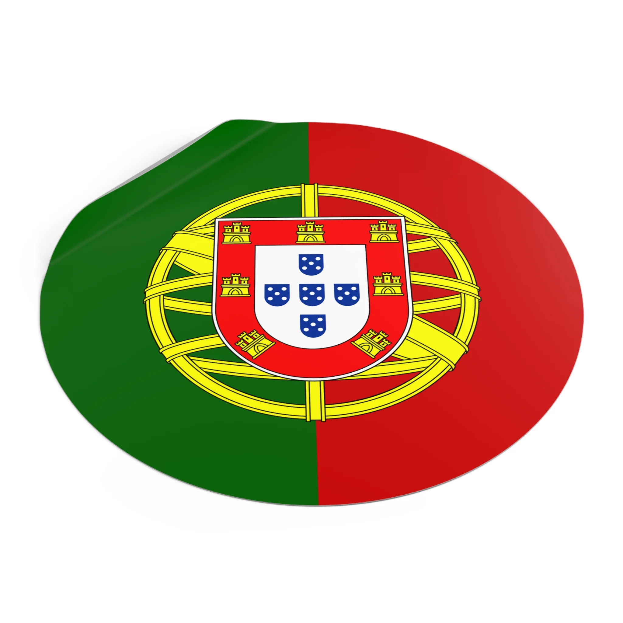 Portugal Flag Vinyl Sticker - Image 10