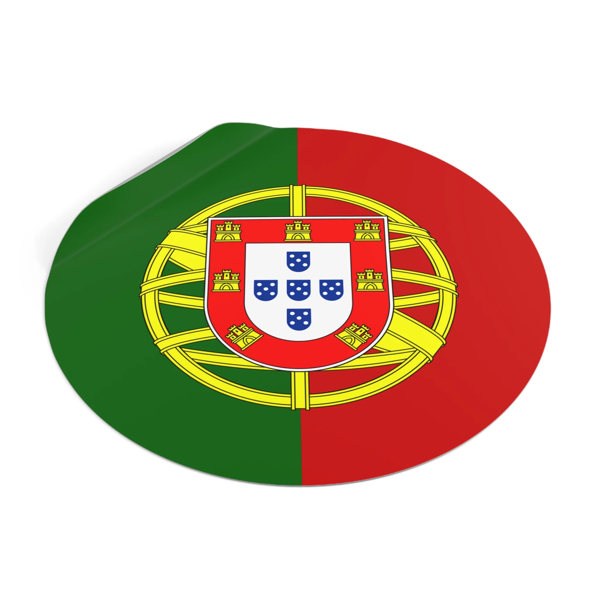 Portugal Flag Vinyl Sticker - Image 4