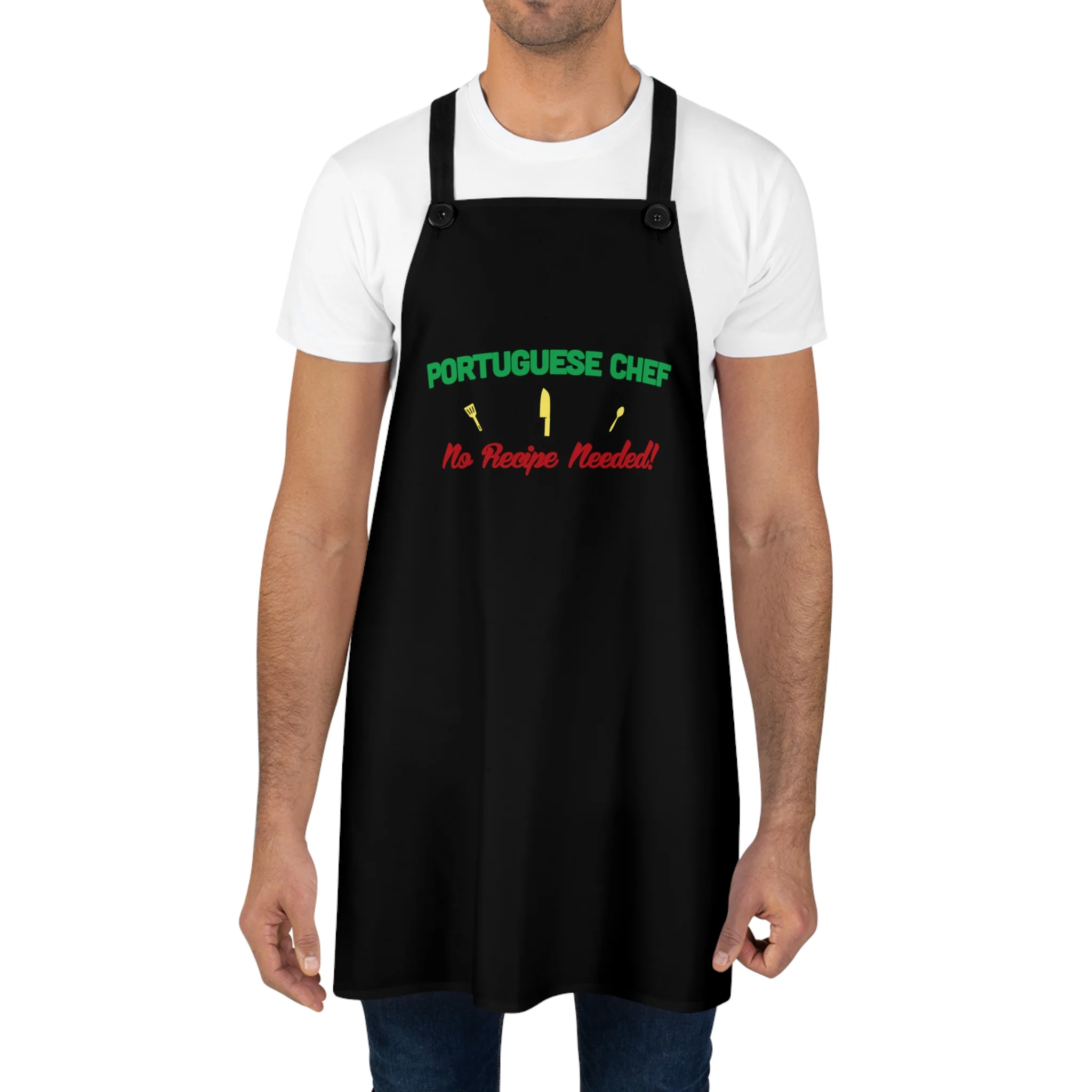 Portuguese Chef No Recipe Needed Apron - Image 4