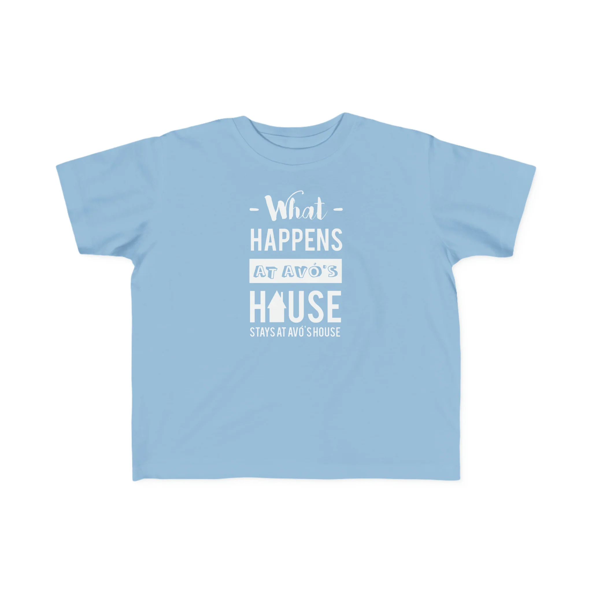Toddler Size What Happens at Avó's House Tee (2T-4T) 🇨🇦 - Image 3